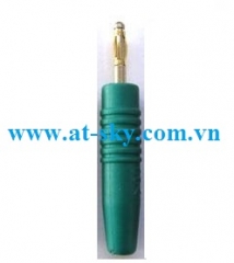 2mm Banana Plug Gold - Green