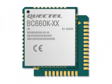Multi-band LTE Cat NB2 module; 17.7mm × 15.8mm × 2mm; 1.8g; SMT form factor; LCC package; Max. 127Kbps downlink / 158.5Kbps uplink; Extended temperature range of -40°C to +85°C