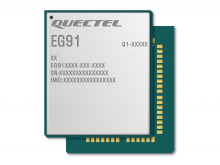 LTE Cat 1 module, 29.0mm × 25.0mm × 2.3mm, SMT form factor, LGA package, Max. downlink 10Mbps / uplink 5Mbps, Extended temperature range of -40°C to +85°C