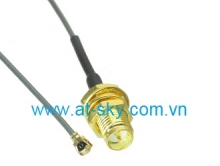 IPEX (F) to SMA (M) RF/GSM Cable