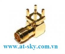 SMA Right Angle Female PCB Connector length 15mm